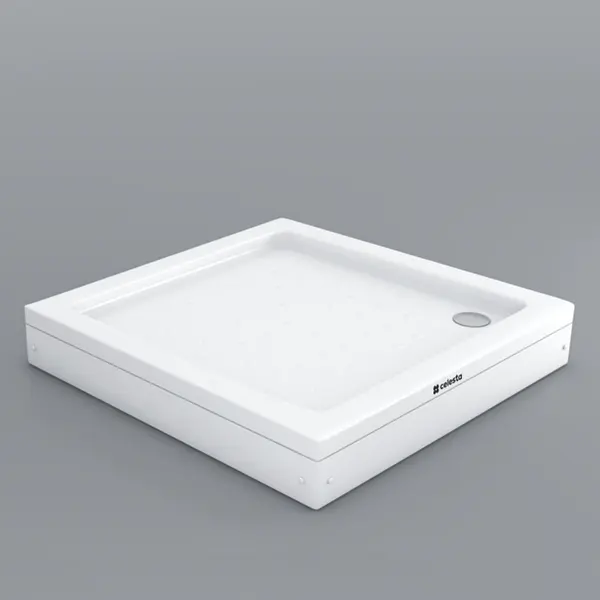 Cadita de dus patrata Celesta acril 80 x 80 x 15 cm