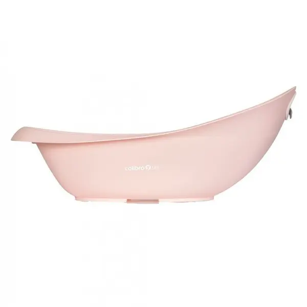 Cadita ergonomica 2 in 1 Colibro Spa Roz, 86 cm, reductor detasabil si dop de scurgere