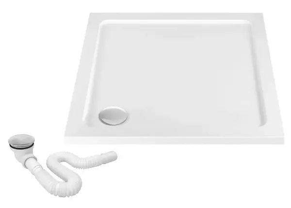 Cadita pentru dus Savoy alb 90x90