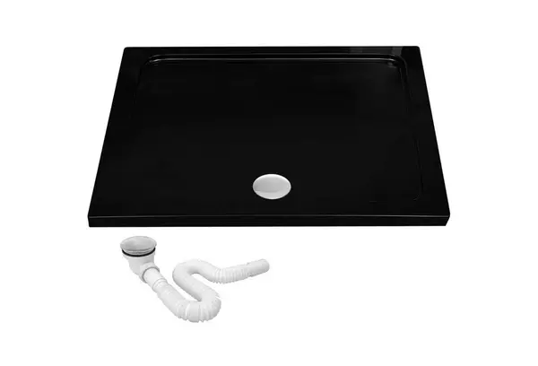 Cadita pentru dus Savoy neagra - L90 x l90 x h6