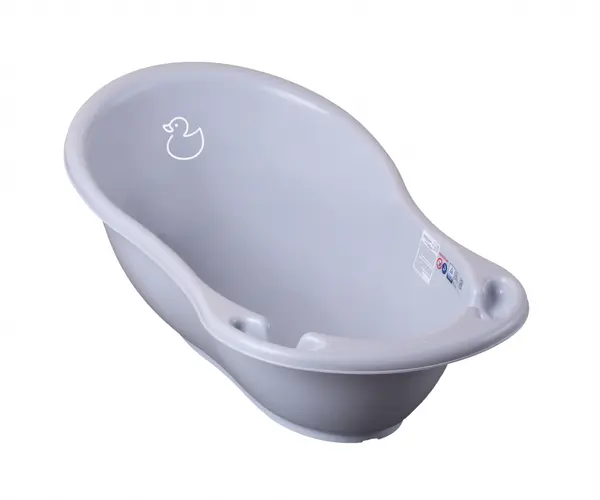 Cadita Tega Baby Duck 102 cm cu senzor de temperatura Gri