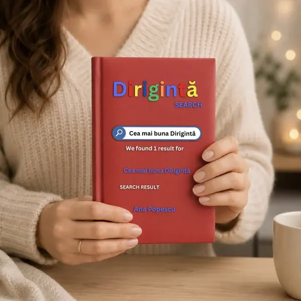 Cadou pentru Diriginta - Agenda personalizata + set scris