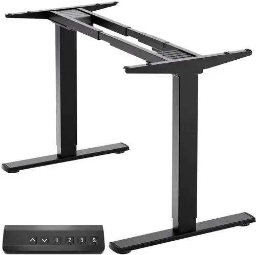 Cadru de birou motorizat ONKRON CDF222E-B, 100 kg, Negru