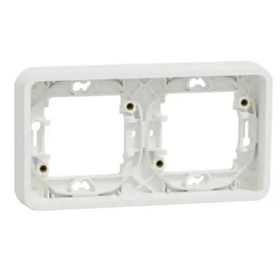Cadru fix 2post Mureva Schneider MUR39101, oriz, multi, alb