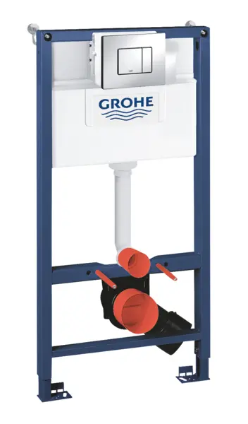 Cadru WC 3in1 Grohe Rapid SL, incastrat, clapeta Skate crom, suport perete, 38888000