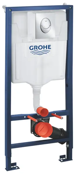 Cadru WC 3in1 Grohe Rapid SL, incastrat, clapeta Skate S crom, suport perete, 39503000