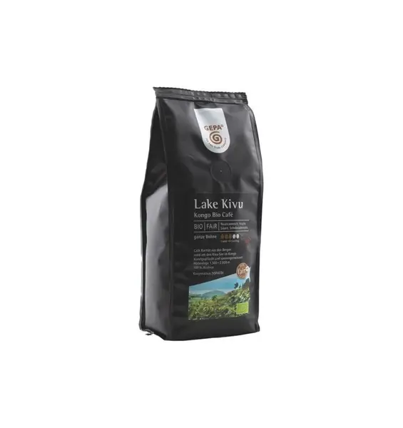 Cafea bio boabe Lake Kivu, 250 g