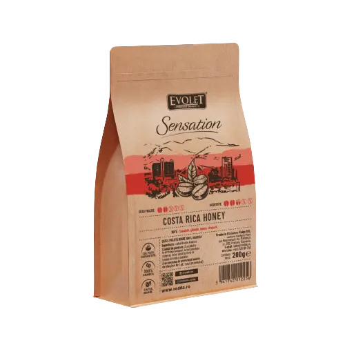 Cafea boabe Costa Rica Honey, 200g, Evolet