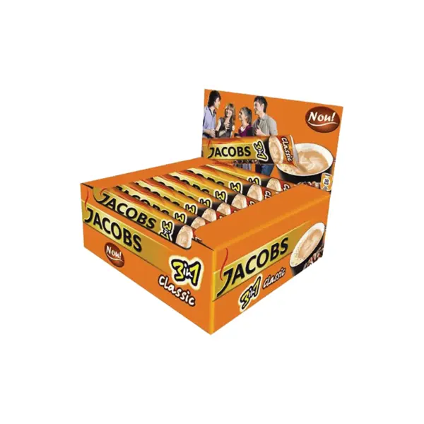 Cafea Jacobs 3 In 1 Classic 2g 24 plicuri/cutie Cafea Jacobs 3 In 1 Classic 2g 24 plicuri/cutie