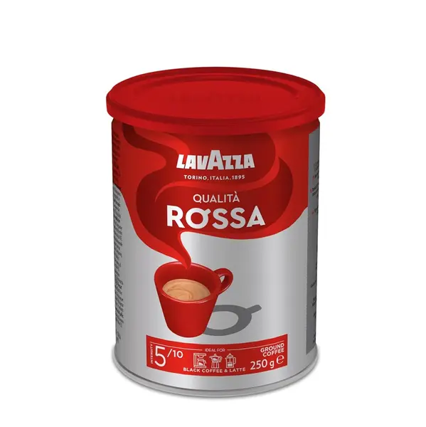 Cafea Lavazza Qualita Rossa macinata cutie metalica 250g