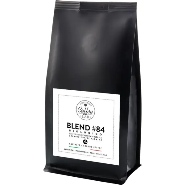 Cafea Macinata Artizanala Blend 84 Amestec Arabica si Robusta Ecologica/Bio 200g