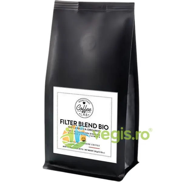 Cafea Macinata Artizanala Filter 100% Arabica Ecologica/Bio 200g