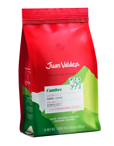 Cafea premium macinata Cumbre, 250g, Juan Valdez