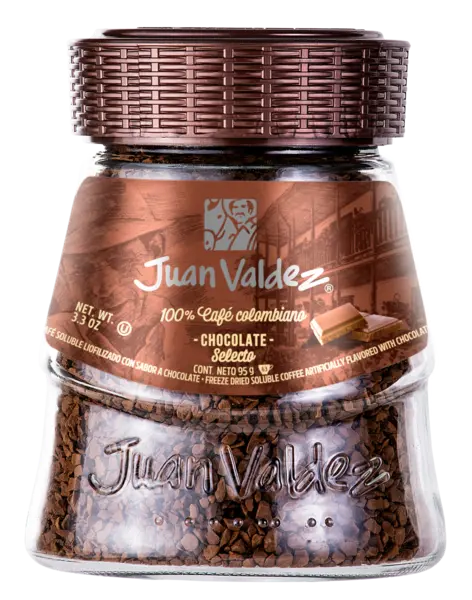 Cafea solubila liofilizata Ciocolata, 95g, Juan Valdez