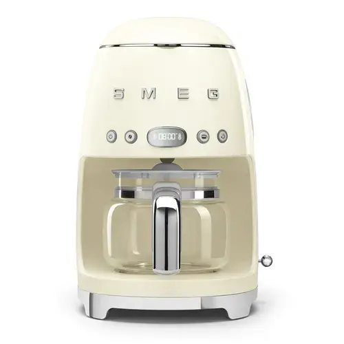 Cafetiera Smeg DCF02CREU, 1050 W, 1,4 L, 10 cesti (Crem)