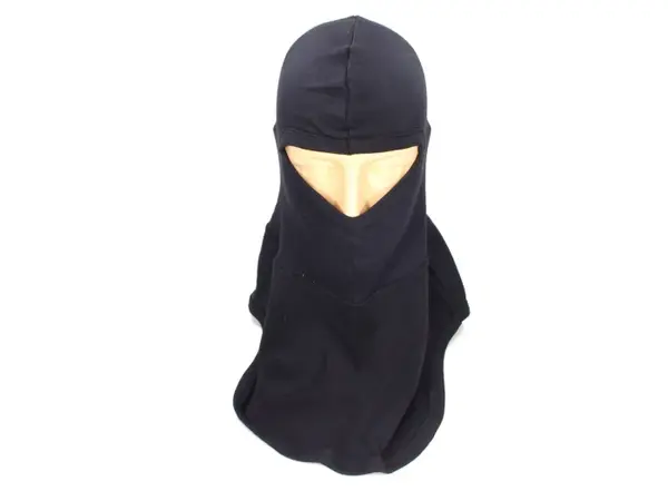 Cagula bumbac, cu protectie gat, culoare negru