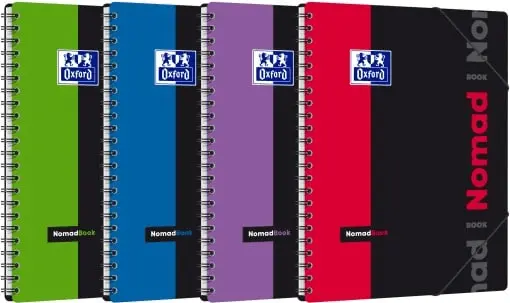 Caiet A4+ 80 file spira matematica Nomadbook Oxford diverse culori Caiet A4+ 80 file spira matematica Nomadbook Oxford diverse culori