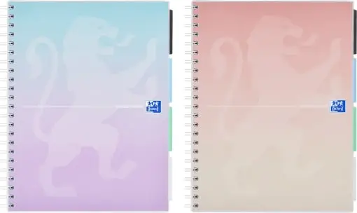 Caiet A4 80 file spira matematica Pastel Project Oxford diverse culori Caiet A4 80 file spira matematica Pastel Project Oxford diverse culori