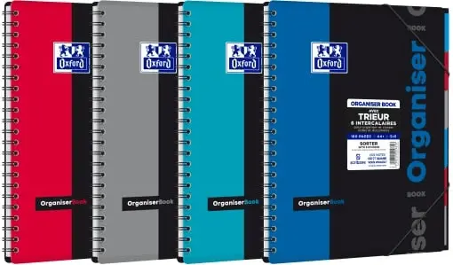 Caiet A4+ 80 file spira matematica Stud organiser Oxford diverse culori Caiet A4+ 80 file spira matematica Stud organiser Oxford diverse culori