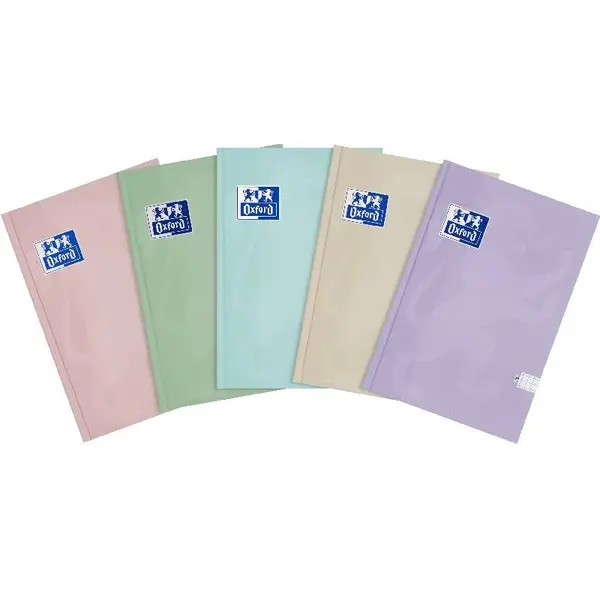 Caiet A5 96 file matematica Pastel touch Oxford diverse culori Caiet A5 96 file matematica Pastel touch Oxford diverse culori