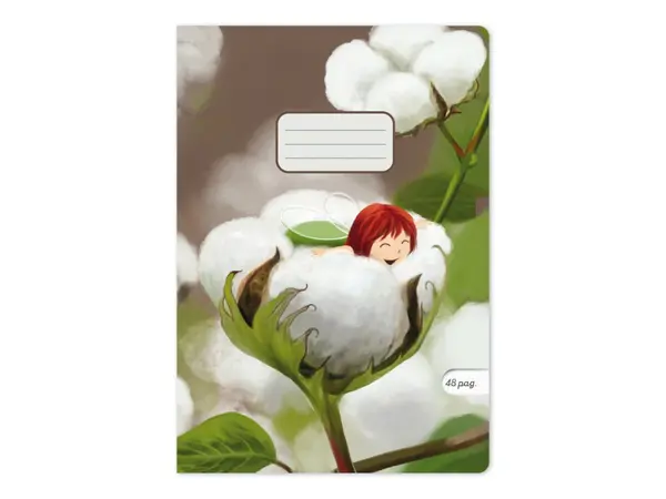 Caiet A5 special tip 1,ilustratie Cotton soft,24 file, 90g