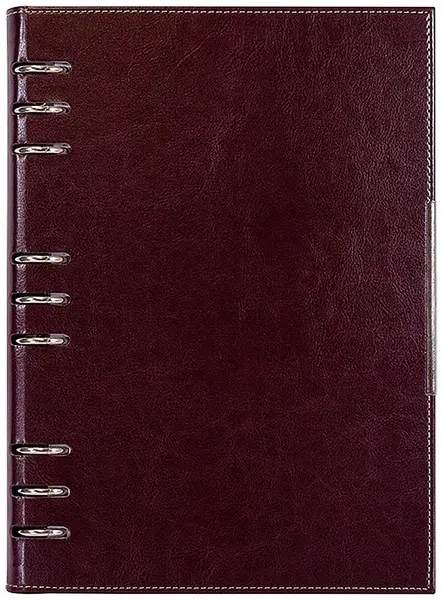 Caiet-agenda din piele Lemax Novaskin - Bordo, 2027