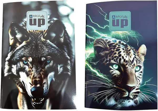 Caiet Back Me Up - Thunder Cat/Blue Eye Wolf, B5, 40 coli , sortiment