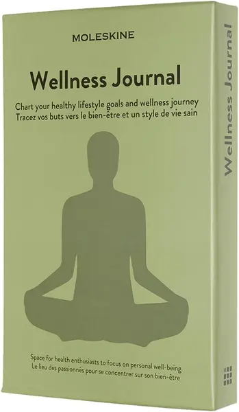 Caiet cu copertă tare Moleskine Passion - Wellness, verde
