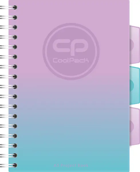 Caiet cu spirala Cool Pack - A5, Gradient Blueberry