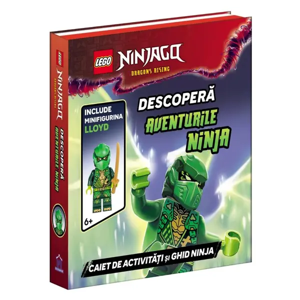 Caiet de activitati si ghid Ninja, Lego Ninjago, Descopera aventurile ninja