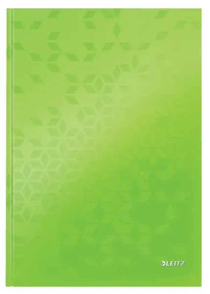 Caiet de birou Leitz WOW A4 coperta dura 80 file matematica Caiet de birou Leitz WOW A4 coperta dura 80 file matematica lime