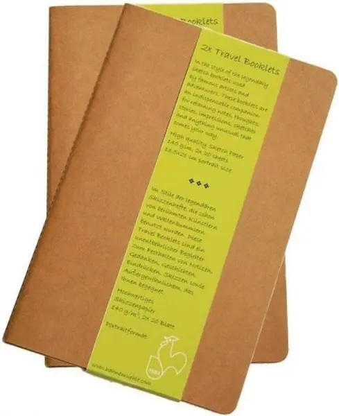 Caiet de călătorie Hahnemuhle - Travel Booklets, 9 x 14, 20 foi