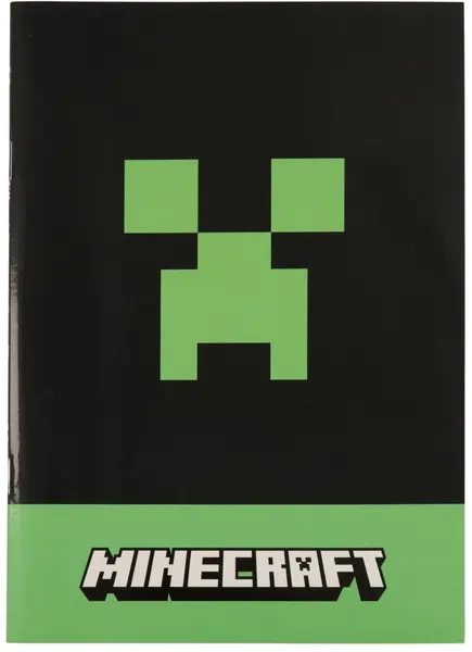 Caiet de notițe Graffiti Minecraft - Greeper, A5, linii largi