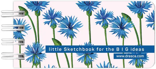 Caiet de schițe spiralat Drasca - Little Sketchbook For The Big Ideas, 50 foi