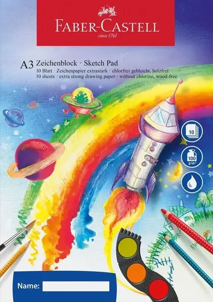 Caiet Faber-Castell - A3, 10 foi