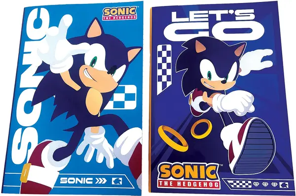 Caiet GIM Sonic - Lets Go, B5, 40 file, asortiment