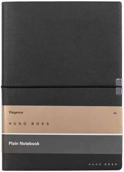 Caiet Hugo Boss Elegance Storyline - A5, cu foi albe, negru