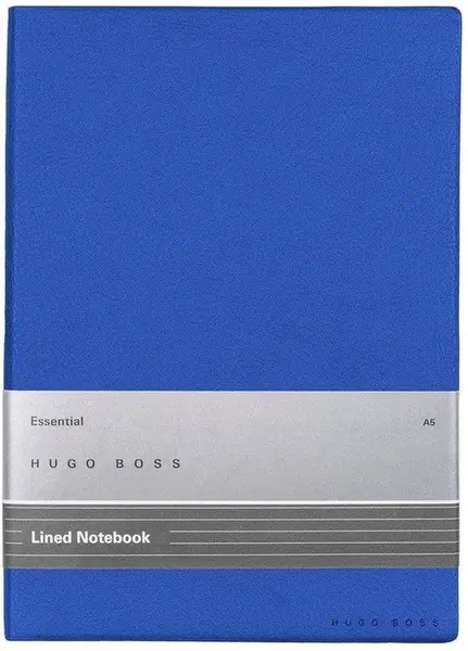 Caiet Hugo Boss Essential Storyline - A5, cu linii, albastru
