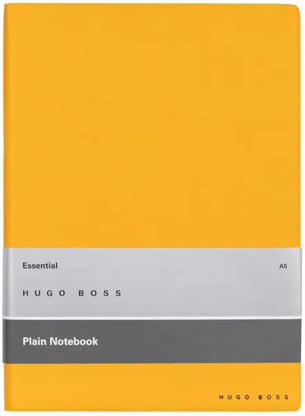 Caiet Hugo Boss Essential Storyline - A5, foi albe, galben