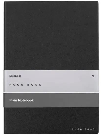 Caiet Hugo Boss Essential Storyline - A5, foi albe, negru