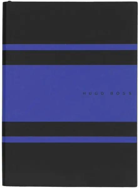 Caiet Hugo Boss Gear Matrix - A5, cu puncte, albastru