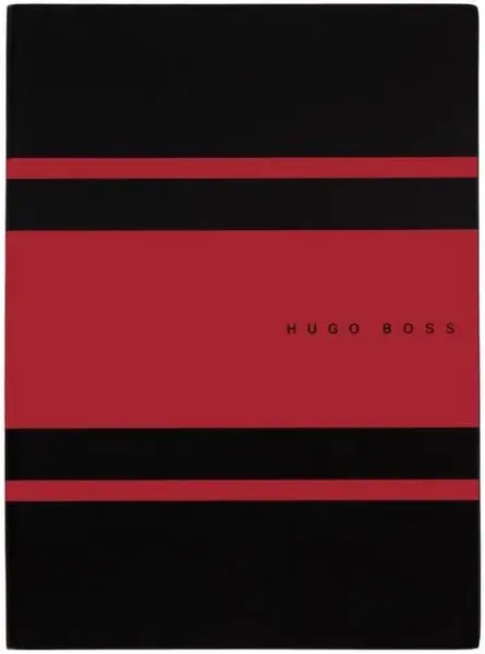 Caiet Hugo Boss Gear Matrix - A5, cu puncte, roșu