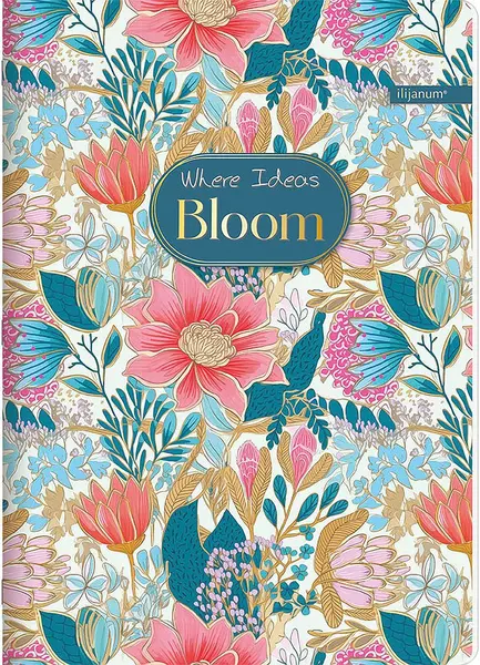 Caiet Ilijanum Bloom - A5, 60 foi, sortiment