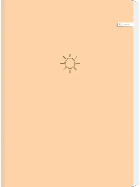 Caiet Ilijanum Soft Touch - A5, 96 de coli, rânduri late, sortiment