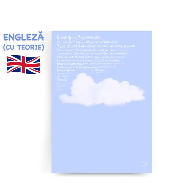 Caiet Izzie de Engleză A4 (cu Timpuri Verbale)