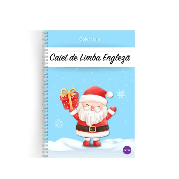 Caiet Izzie de Engleză cu Teorie (de Crăciun)