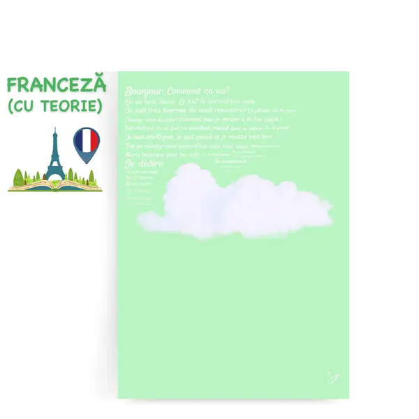 Caiet Izzie de Franceză A4 (cu Timpuri Verbale)