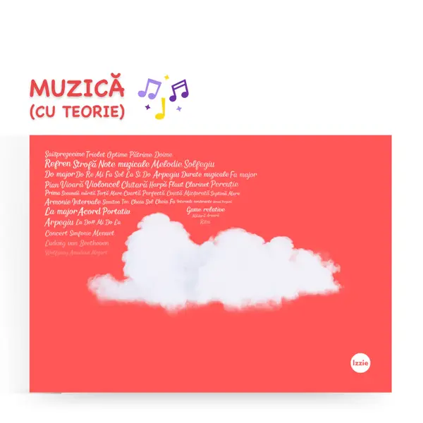 Caiet Izzie de Muzică (cu teorie) - Capsat