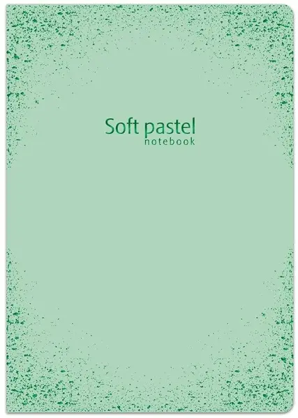 Caiet Lastva Soft Pastel - A5, 52 foi, randuri late, cu 2 campuri, sortiment