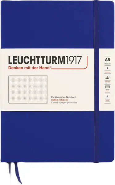 Caiet Leuchtturm1917 New Colours - A5, pagini punctate, Ink